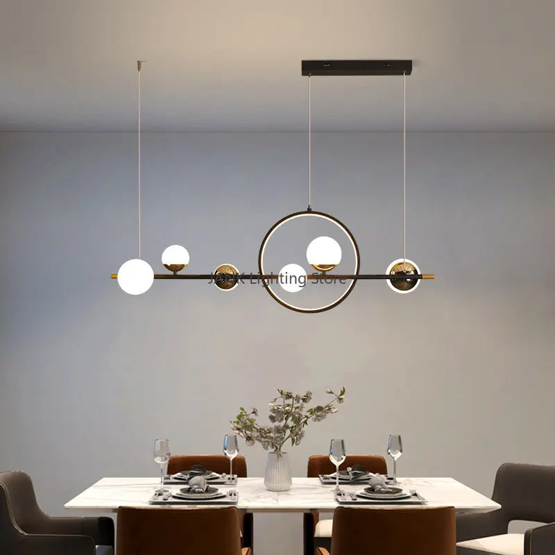 Decorbites™ LED-Langstreifen-Hängeleuchte: Nordisches minimalistisches Design für Wohnzimmer, Restaurant, Bar