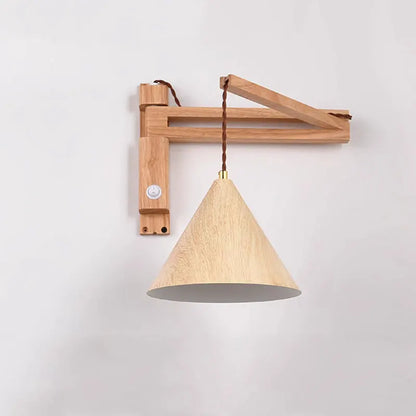 Decorbites™ Japanischer Stil Wind-Wandlampe, ausziehbarer klappbarer Nachttischlampen