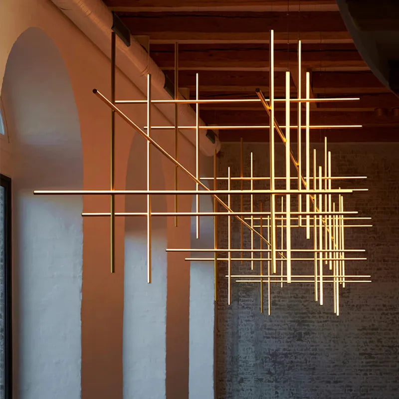 Italian Linear Ceiling Chandelier