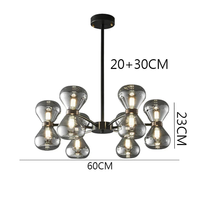 Decorbites™ LED-Hängeleuchter: Stilvolle Deckenlampe für Schlafzimmer und Wohnzimmer-Dekoration