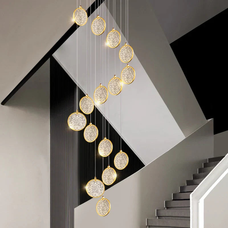 Decorbites™ Zweistöckige LED-Ring-Leuchter - Modernes nordisches Stil Wohnzimmerbeleuchtung
