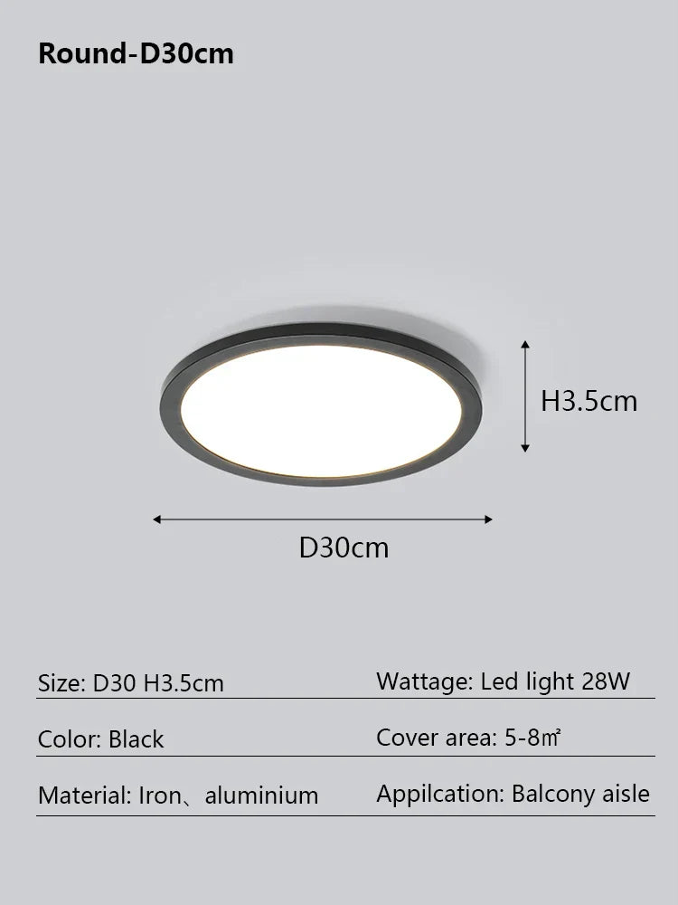 Decorbites™ LED-Deckenleuchte: Modernes minimalistisches rechteckiges Design für Wohnzimmer, Schlafzimmer, Innenbeleuchtung