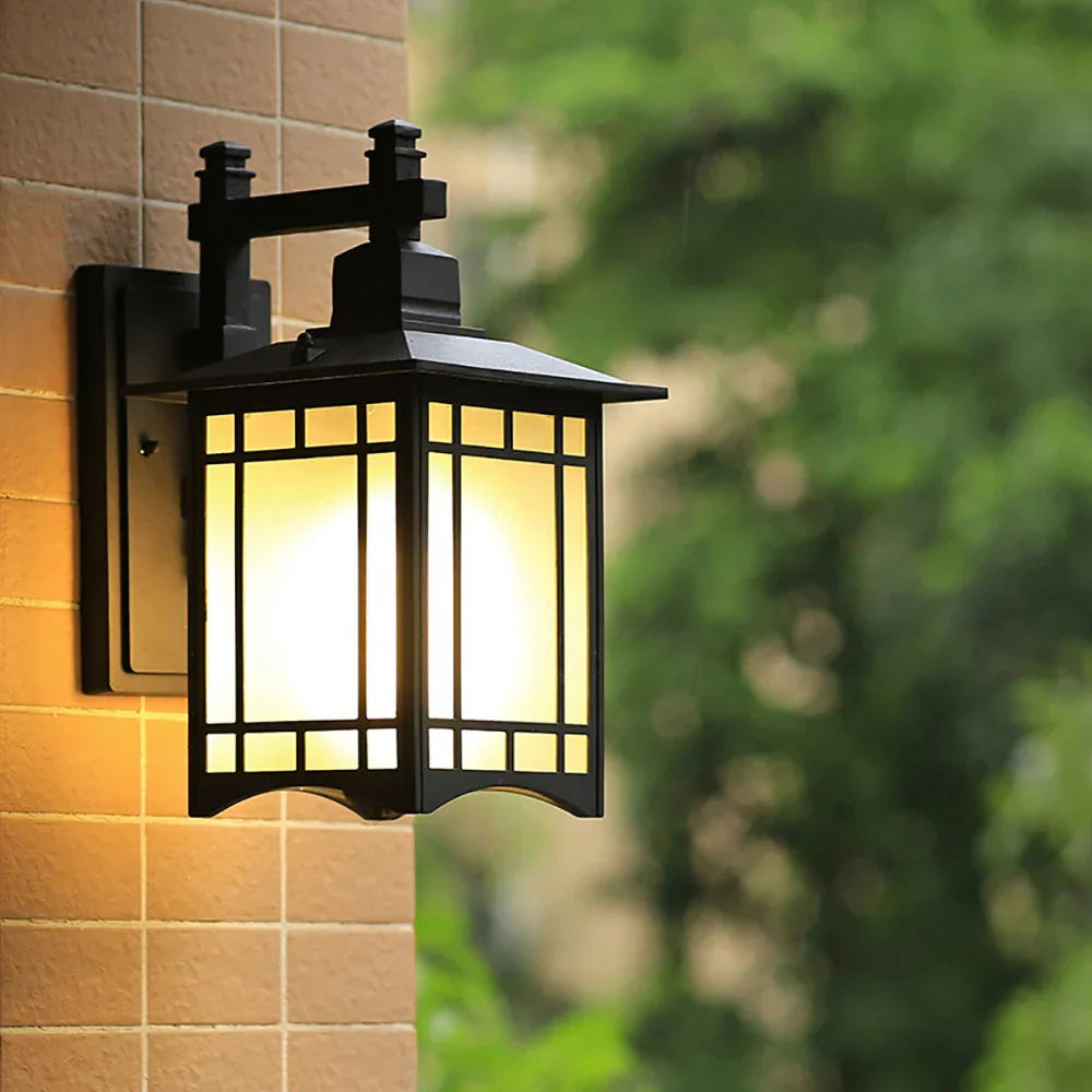 Decorbites™ LED-Wandlampe: Europäischer Stil, wasserdichte Außenbeleuchtung für Garten, Balkon und Hof