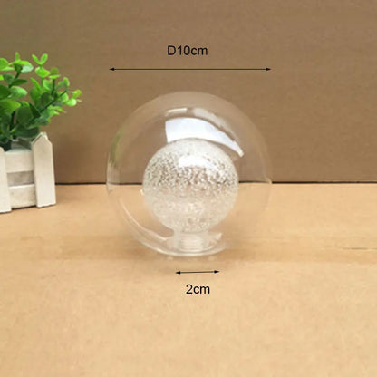 Decorbites™ Glas-Schirmabdeckung Ersatz mit 2 cm Fittingsöffnung für Globusgrößen D8cm-D25cm