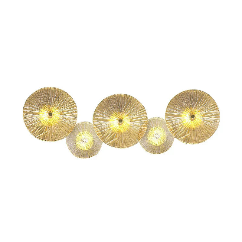 DecorBites™ Crystal Wall Lamp for TV Background Bedroom LED Sconces- Living Room Aisle.
