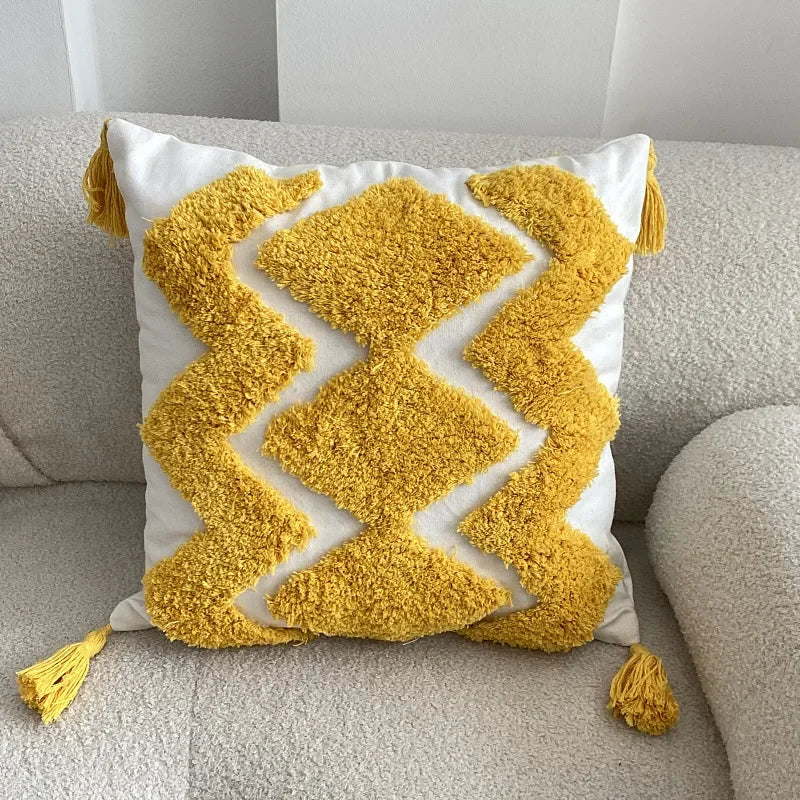 Decorbites™ Geometrisches Tufting-Quasten-Kissenbezug 30x50 cm