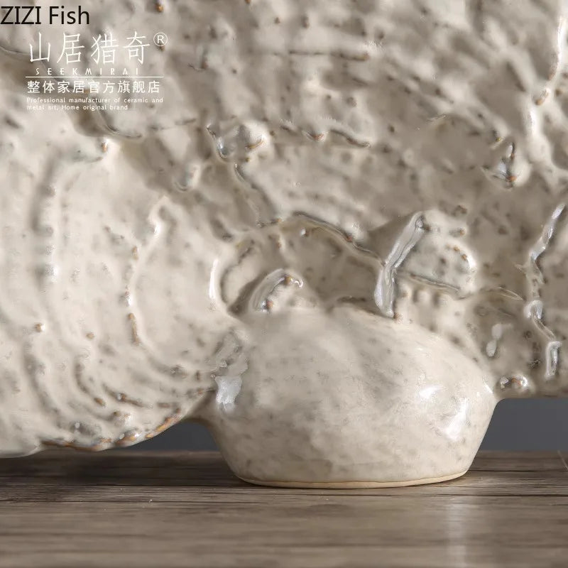 Decorbites™ Ganoderma Lucidum Skulptur Schreibtisch-Dekoration, modernes Raum-Dekor & Handwerkskunst