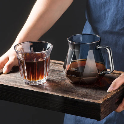 Decorbites™ Diamantglas-Kaffeekanne mit wiederverwendbarem Filterbecher