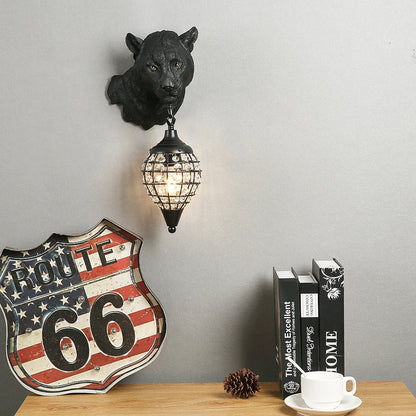 Decorbites™ Leopard Wandarmleuchte Licht Industrieelles Vintage-Lampen für Loft-Heimdekoration