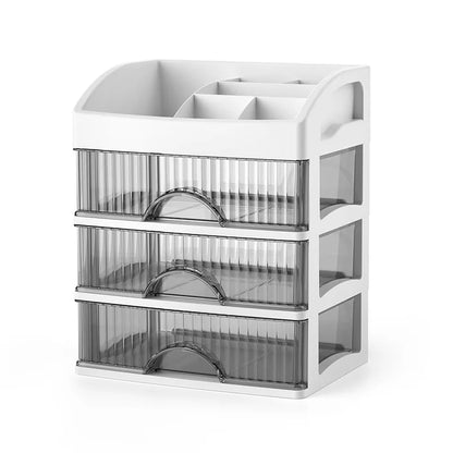 DecorBites™ 4 Tier Makeup Drawer Organizer for Jewelry & Cosmetic Storage