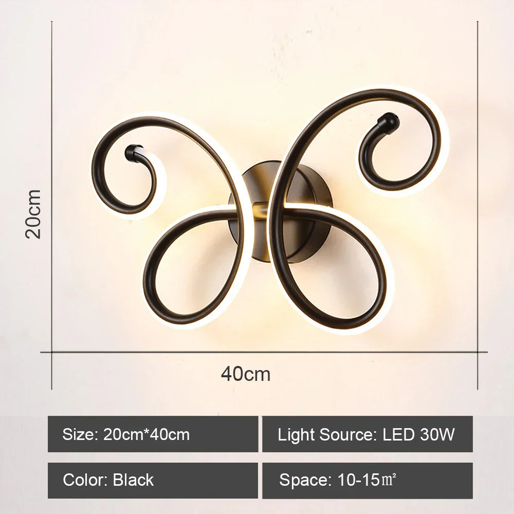 Decorbites™ LED-Acrylic-Wandlampenschirm für Schlafzimmer Wohnzimmer Heimdekoration