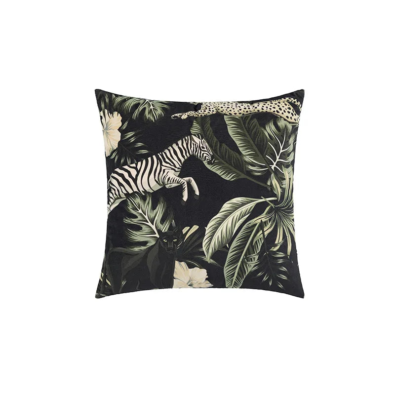 DecorBites™ Green Jungle Decor Pillowcases, Premium Cushion Cover - Home Products