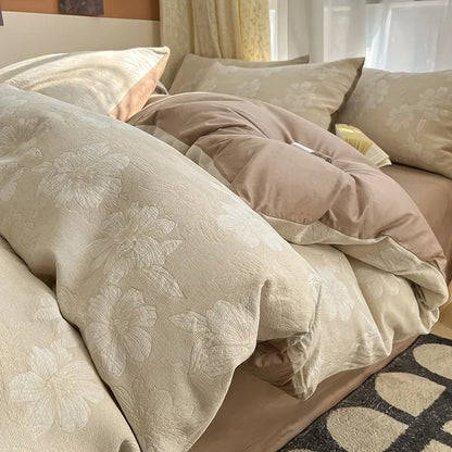 DecorBites™ Cotton Three-Layer 3Pcs Bedding Set - Soft, Breathable, and Comfortable