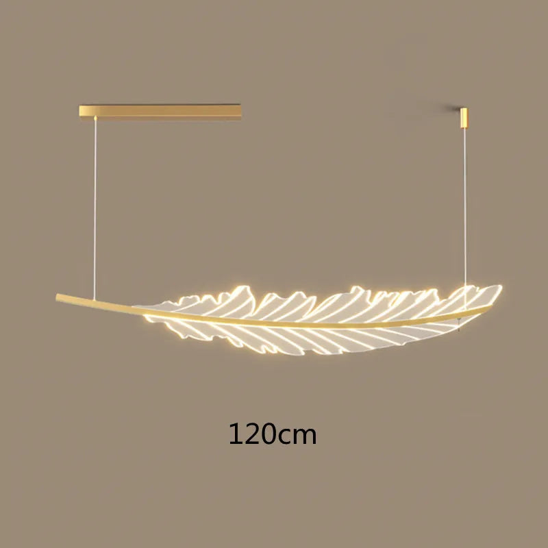 Decorbites™ Blattförmige Goldene Kronleuchter für Wohnzimmer, Esszimmer, Küche und Café