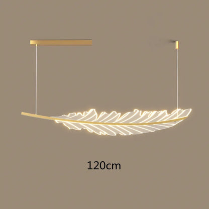 Decorbites™ Blattförmige Goldene Kronleuchter für Wohnzimmer, Esszimmer, Küche und Café