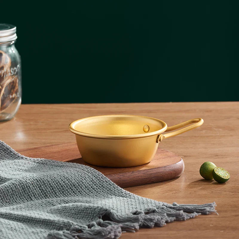 Decorbites™ Koreanischer Ramen-Kochtopf mit doppelten Henkeln, Suppentopf – Kompatibel mit Gasherd, für die Küche zu Hause