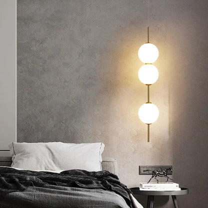 Decorbites™ LED Weiß Glas Kugel Hängeleuchte für die Hausdekoration.