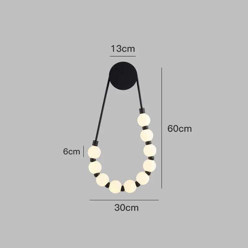 Decorbites™ Sahne Italienischer Stil Asymmetrische Zauberbohne Wandlampe