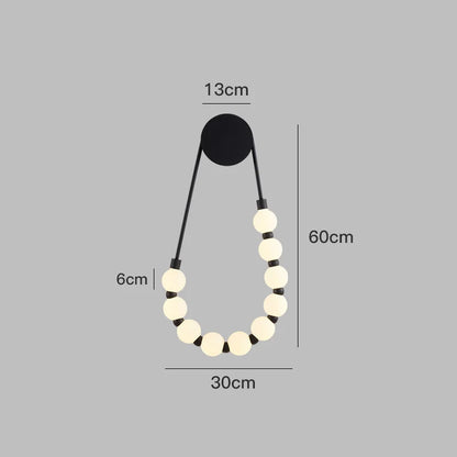 Decorbites™ Sahne Italienischer Stil Asymmetrische Zauberbohne Wandlampe