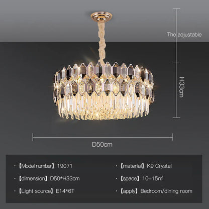 Decorbites™ Kristall-Leuchter: Postmoderne Wohnzimmer-Esszimmer-Schlafzimmer-Lampe, Luxus & Kreativ