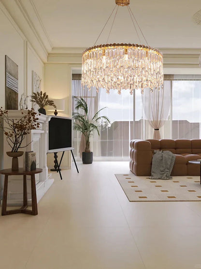 Decorbites™ Kristallanhänger-Lüster für Wohnzimmer Schlafzimmer - Luxus-Hanglampe von Lamparas Lustres