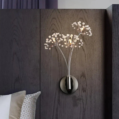 DecorBites™ Crystal Dandelion LED Floor Lamp for Living Room Bedroom Decor