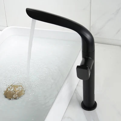Decorbites™ Gebürsteter Goldiges Waschbeckenarmatur - Messing Einhebel-Badmischtap