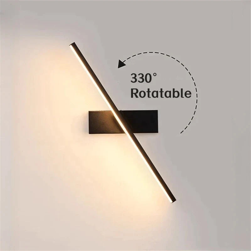 DecorBites™ LED Wall Sconce Rotatable Bedside Lamp for Bedroom & Living Room