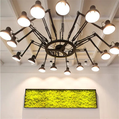Decorbites™ Industrielle LED-Pendantleuchte Spinnen-Eisen-Hängeleuchter-Armaturen