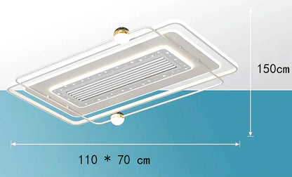 Decorbites™ Kinderzimmer-Deckenventilator mit Fernbedienung und modernem LED-Licht