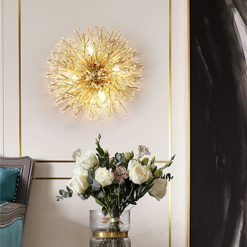 Decorbites™ Kristall-LED-Wandleuchte für Wohnzimmer und Schlafzimmer, moderne Innenraum-Wandlampe