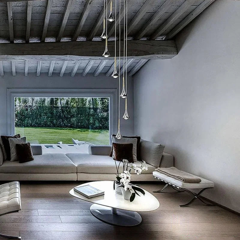 Decorbites™ Leichte Luxus-Meteorregen-Kronleuchter für Wohnzimmer, Treppenhaus, Schlafzimmer und Bar