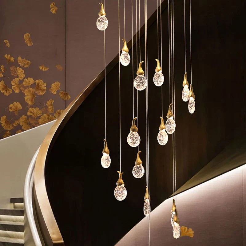 Crystal Gourd Chandelier