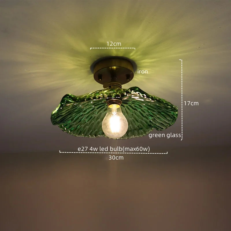 Decorbites™ Grünes Glas LED-Hängeleuchte - Nordisch Modern Kupfer Leuchte Suspendu