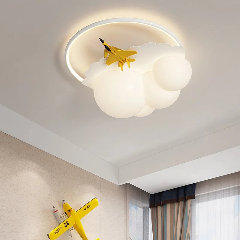 Decorbites™ Kinder Wolken-Flugzeug-Lüster Deckenleuchte für das Kinderzimmer