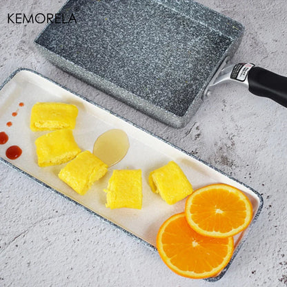 Decorbites™ Japanische Medizinische Stein Antihaft-Pfanne | Tamagoyaki-Omelett-Pfanne