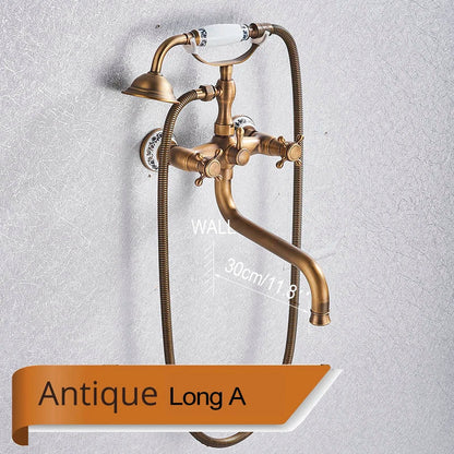 Decorbites™ Zweihandgriff Luxus-Badewannenarmatur mit Handbrause-Mischer