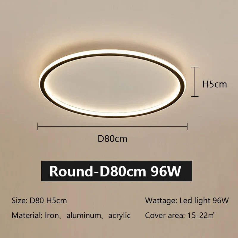 Decorbites™ LED-Deckenleuchte aus Eisen, dimmbar, modernes Lichtarmatur für das Wohnzimmer