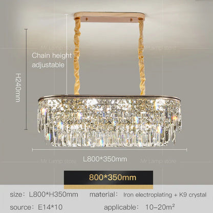Decorbites™ Kristall-LED-Kronleuchter für Wohnzimmer, Esszimmer und Schlafzimmer – Hochwertige Luxusbeleuchtung