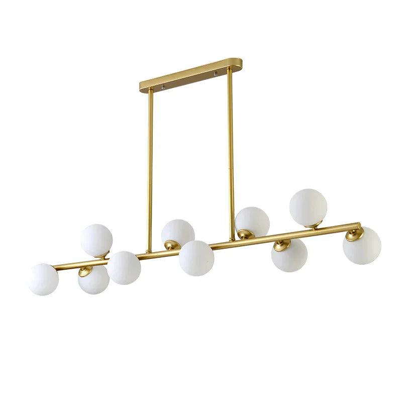 Decorbites™ Glas-Kugeln-Kronleuchter: Stilvolle Hängebeleuchtung für Esszimmer, Küche und Büro