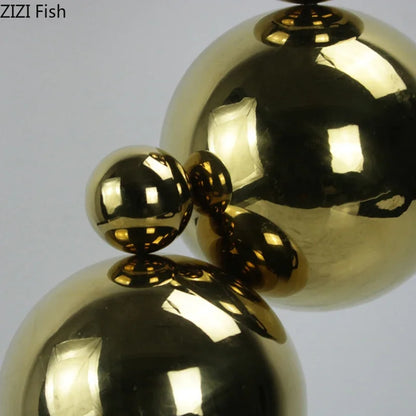 Decorbites™ Goldene Bälle Geometrische Metallskulptur Raum Schreibtisch Dekoration Ornamente