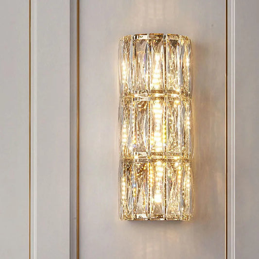 DecorBites™ Crystal LED Wall Lamp for Living Room Aisle Bedroom Staircase Decoration