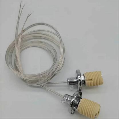 Decorbites™ G9-Keramiklampengewindehalter mit Kabelanschluss - 2 STK
