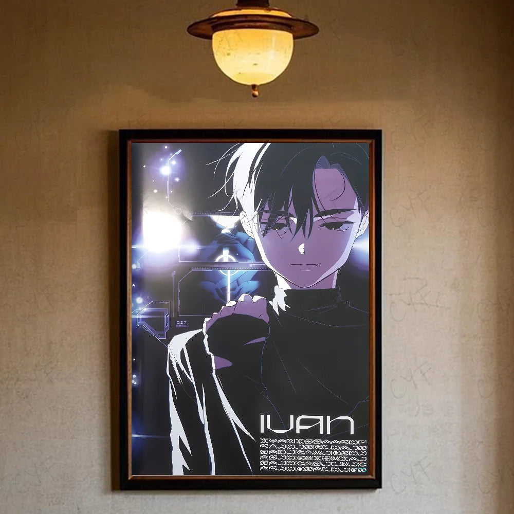 Alien Stage Anime Ivan Till Anime Poster Waterproof Wall Art High Quality Print Posters For Living Bedroom Retro Room Decor Gift