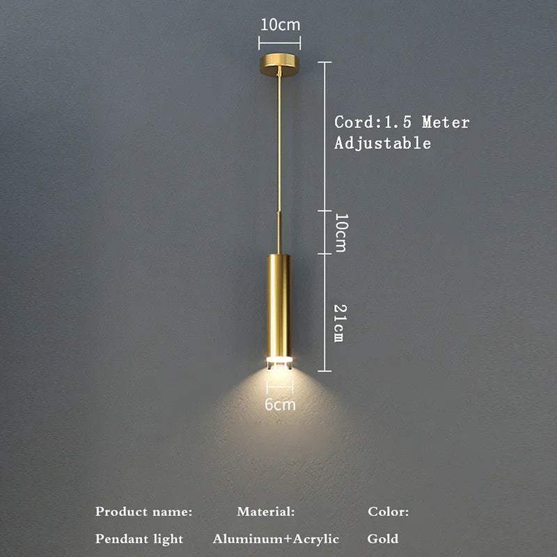 Decorbites™ Gold Moderne LED-Schlafzimmer-Spot-Leuchter