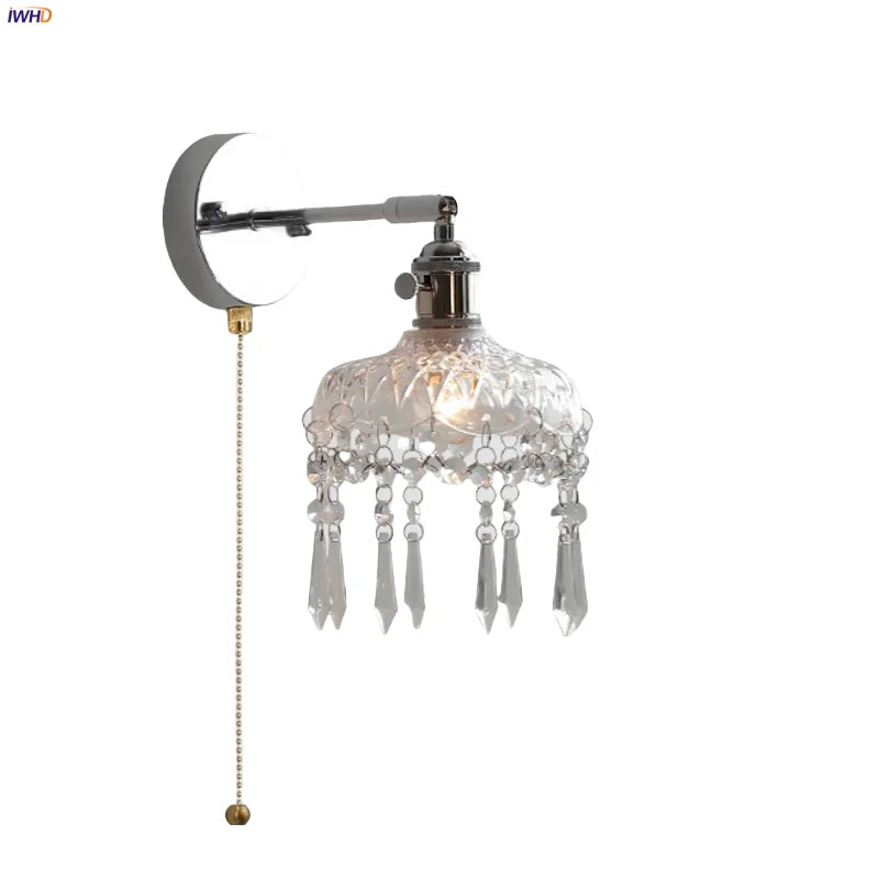 Decorbites™ Kristall-LED-Wandleuchte – Moderne nordische Wohnzimmer-Nachttischlampe