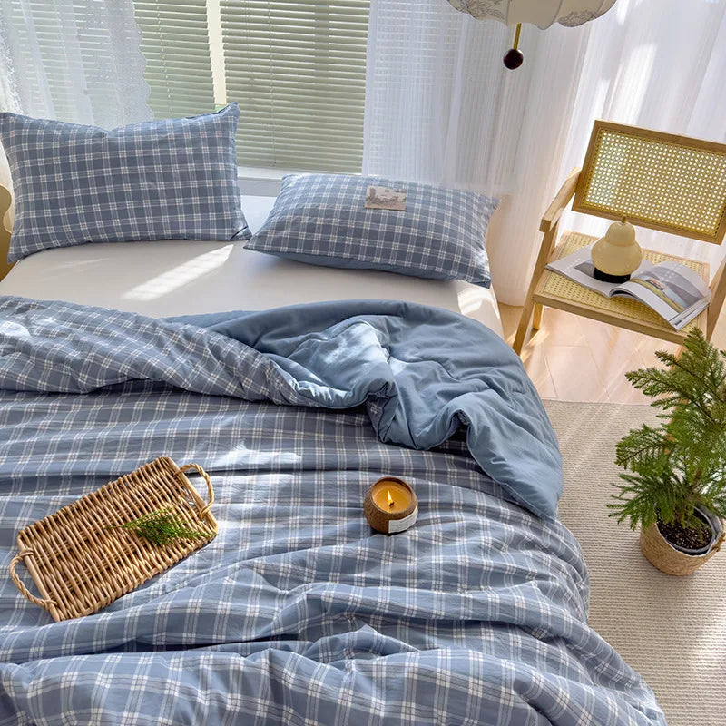 Decorbites™ Baumwollsommerdecke mit Sojabohnenfaserfüllung – Vier-Jahreszeiten-Bettdecke