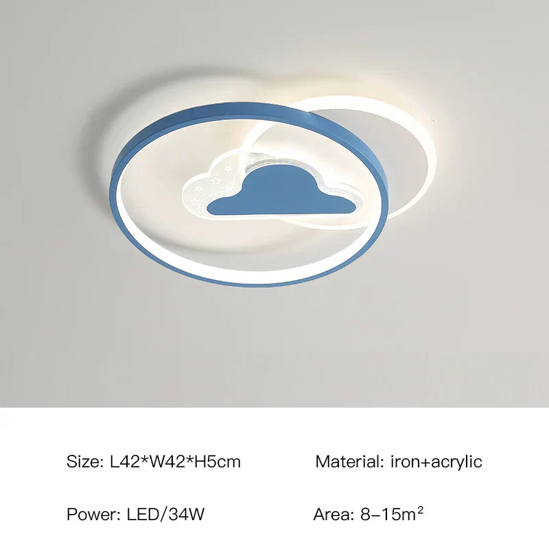 Decorbites™ Kinderzimmer LED-Deckenleuchter Modernes Kinderzimmer-Studien-Hängeleuchte