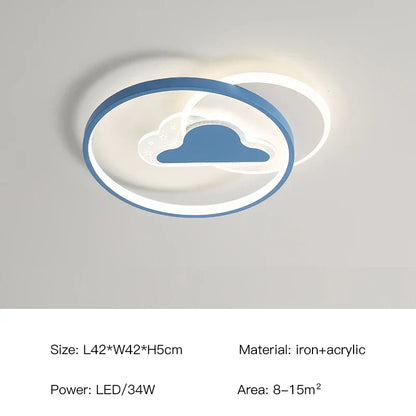 Decorbites™ Kinderzimmer LED-Deckenleuchter Modernes Kinderzimmer-Studien-Hängeleuchte