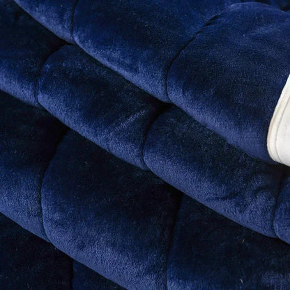 Decorbites™ Kuscheliges Flanell-Fleece-Lammwoll-Decke - 3 Lagen, warm & weich fürs Bett.